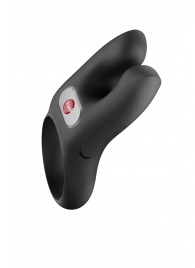 Черное эрекционное виброкольцо Nos - Fun Factory - в Одинцово купить с доставкой