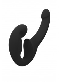 Черный безремневой страпон Share Lite - Fun Factory - купить с доставкой в Одинцово