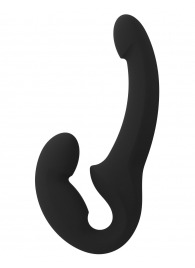 Черный безремневой страпон Share Lite - Fun Factory - купить с доставкой в Одинцово