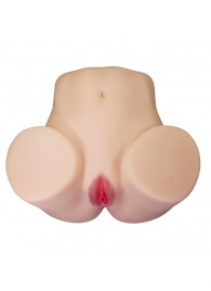 Телесный мастурбатор Julia с 2 любовными каналами - Baile - в Одинцово купить с доставкой