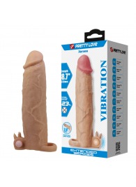 Телесная насадка на пенис Xerxes - 22 см. - Baile - в Одинцово купить с доставкой