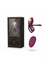 Фиолетовое эрекционное виброкольцо Bayek с пультом ДУ - Zalo - в Одинцово купить с доставкой