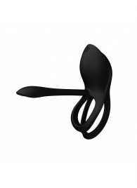 Черное эрекционное виброкольцо Bayek с пультом ДУ - Zalo - в Одинцово купить с доставкой