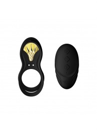 Черное эрекционное виброкольцо Bayek с пультом ДУ - Zalo - в Одинцово купить с доставкой