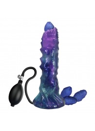 Фиолетовый яйцеродящий фаллоимитатор Duskwalker Sentinal на присоске - 22,4 см. - Baile - купить с доставкой в Одинцово