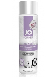 Женский лубрикант на водной основе JO AGAPE LUBRICANT ORIGINAL - 120 мл. - System JO - купить с доставкой в Одинцово
