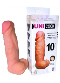 Фаллическая насадка Харнесс UNICOCK 10  - 25 см. - LOVETOY (А-Полимер) - купить с доставкой в Одинцово