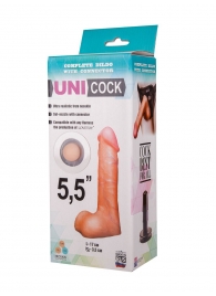 Фаллическая насадка Харнесс UNICOCK 5,5  - 17 см. - LOVETOY (А-Полимер) - купить с доставкой в Одинцово