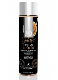Лубрикант с ароматом крем-брюле JO GELATO CREME BRULEE - 120 мл. - System JO - купить с доставкой в Одинцово