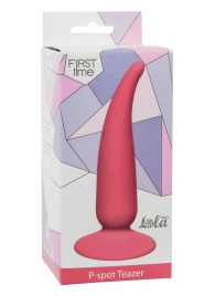 Розовая анальная пробка P-spot Teazer Pink - 12,2 см. - Lola Games - в Одинцово купить с доставкой