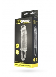 Прозрачная насадка с петлёй для фиксации - 14 см. - ToyFa - в Одинцово купить с доставкой