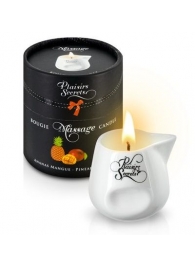 Массажная свеча с ароматом манго и ананаса Bougie de Massage Ananas Mangue - 80 мл. - Plaisir Secret - купить с доставкой в Одинцово