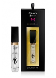 Стимулирующий блеск для губ Baiser Brulant Gloss Plaisirs Secrets - 7 мл. - Plaisir Secret - купить с доставкой в Одинцово