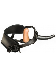 Женский страпон с вагинальной пробкой Woman Strap - 12 см. - LOVETOY (А-Полимер) - купить с доставкой в Одинцово