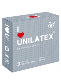 Презервативы с точками Unilatex Dotted - 3 шт. - Unilatex - купить с доставкой в Одинцово