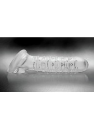 Утолщающая ребристая насадка на пенис - Доминирующее кольцо - в Одинцово купить с доставкой