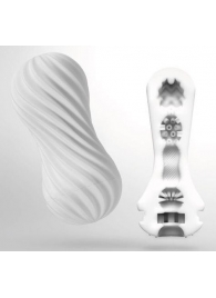 Мастурбатор FLEX Silky White с мягким рельефом - Tenga - в Одинцово купить с доставкой