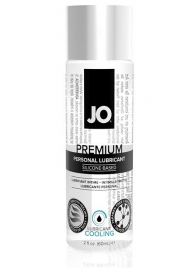 Охлаждающий лубрикант на силиконовой основе JO Personal Premium Lubricant Cooling - 60 мл. - System JO - купить с доставкой в Одинцово