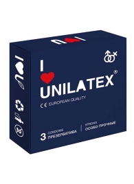 Ультрапрочные презервативы Unilatex Extra Strong - 3 шт. - Unilatex - купить с доставкой в Одинцово