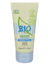 Органический лубрикант для чувствительной кожи Bio Sensitive - 50 мл. - HOT - купить с доставкой в Одинцово