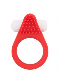 Красное эрекционное кольцо LIT-UP SILICONE STIMU RING 1 RED - Dream Toys - в Одинцово купить с доставкой