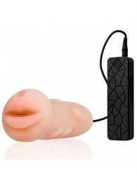 Мастурбатор-ротик с вибрацией REALSTUFF VIBRATING MASTURBATOR MOUTH - Dream Toys - в Одинцово купить с доставкой