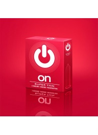 Супертонкие презервативы ON) Super Thin - 3 шт. - ON) - купить с доставкой в Одинцово