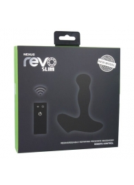 Чёрный перезаряжаемый массажёр предстательной железы NEXUS Revo Slim - Nexus Range - в Одинцово купить с доставкой