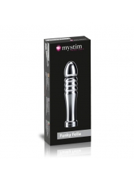 Ребристый фаллоимитатор для электростимуляции Funky Fella Rill Dildo - 13 см. - MyStim - купить с доставкой в Одинцово