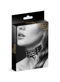 Оригинальный ошейник-чокер со шнуровкой - Bijoux Pour Toi - купить с доставкой в Одинцово