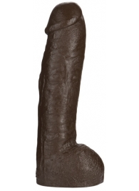 Большая насадка для трусиков Vac-U-Lock Realistic Hung - 31,7 см. - Doc Johnson - купить с доставкой в Одинцово