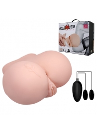 Вагина и анус с вибрацией CrazyBull Vagina and Ass - Baile - в Одинцово купить с доставкой