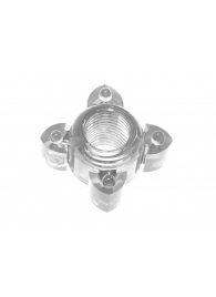 Прозрачное эрекционное кольцо Rings Screw - Lola Games - в Одинцово купить с доставкой