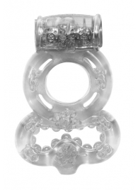 Прозрачное эрекционное кольцо Rings Treadle с подхватом - Lola Games - в Одинцово купить с доставкой
