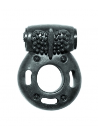 Черное эрекционное кольцо с вибрацией Rings Axle-pin - Lola Games - в Одинцово купить с доставкой