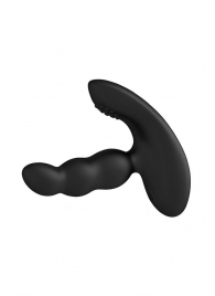 Черный силиконовый стимулятор простаты Levett Nitoc с пультом ДУ - Levett - в Одинцово купить с доставкой