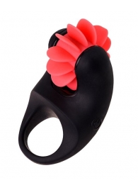 Чёрно-красное эрекционное виброкольцо Erotist - Erotist Adult Toys - в Одинцово купить с доставкой