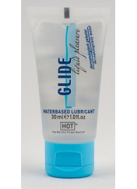 Интимная смазка на водной основе Glide - 30 мл. - HOT - купить с доставкой в Одинцово