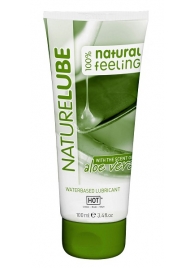 Лубрикант на водной основе NatureLube с алоэ вера - 100 мл. - HOT - купить с доставкой в Одинцово