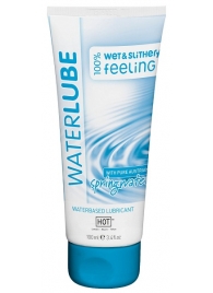Лубрикант на основе чистой родниковой воды WaterLube - 100 мл. - HOT - купить с доставкой в Одинцово