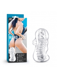 Прозрачный мастурбатор M for Men Hand Tool - Blush Novelties - в Одинцово купить с доставкой