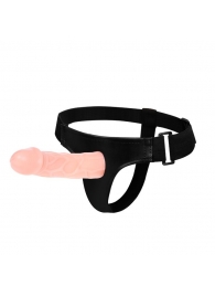 Телесный фаллоимитатор на трусиках Jessica Strap-On - 15,5 см. - Baile - купить с доставкой в Одинцово