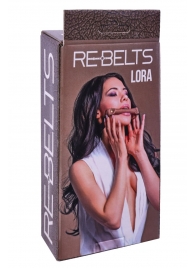 Кляп-трензель Lora с металлическими кольцами - Rebelts - купить с доставкой в Одинцово