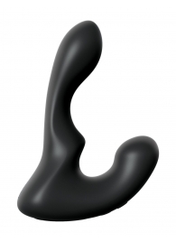 Черный анальный вибростимулятор P-Spot Milker - 14 см. - Pipedream - в Одинцово купить с доставкой