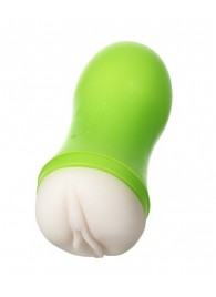 Мастурбатор-вагина A-Toys в зеленой колбе - A-toys - в Одинцово купить с доставкой
