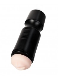 Мастурбатор-ротик A-Toys в черной колбе - A-toys - в Одинцово купить с доставкой