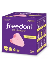 Женские гигиенические тампоны без веревочки FREEDOM mini - 3 шт. - Freedom - купить с доставкой в Одинцово