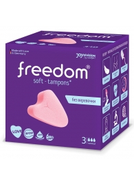 Женские гигиенические тампоны без веревочки FREEDOM normal - 3 шт. - Freedom - купить с доставкой в Одинцово