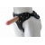 Черный пояс-трусики с двумя насадками Soft-Dolli - 16,5 и 10,5 см. - LOVETOY (А-Полимер) - купить с доставкой в Одинцово