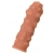Телесная реалистичная насадка KOKOS Extreme Sleeve 11 с дополнительной стимуляцией - 12,7 см. - KOKOS - в Одинцово купить с доставкой